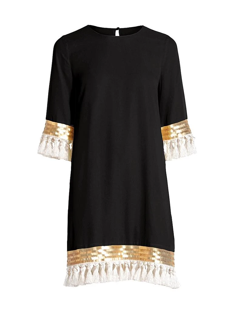 Mestiza New York Shimmy Tassel A-Line Dress 1