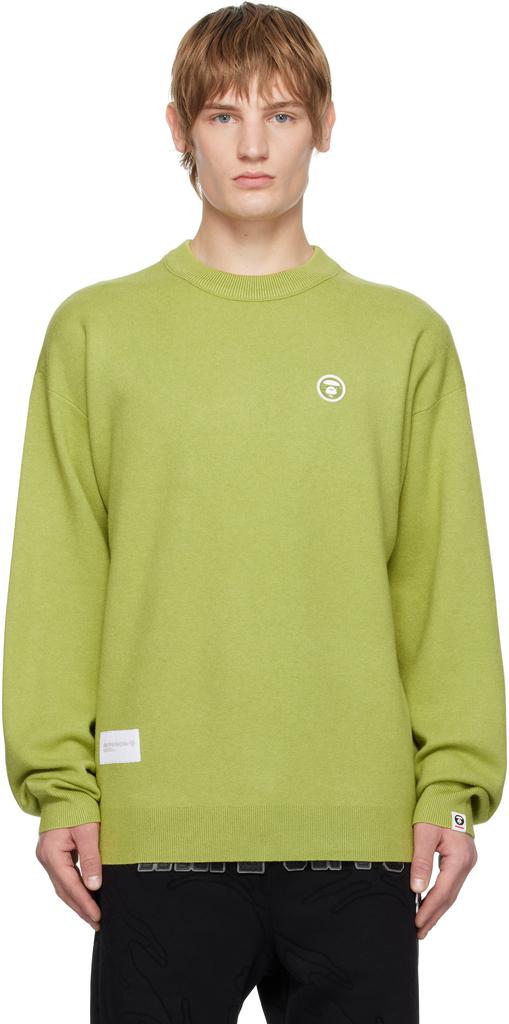 AAPE Green AAPE NOW Knit Sweater