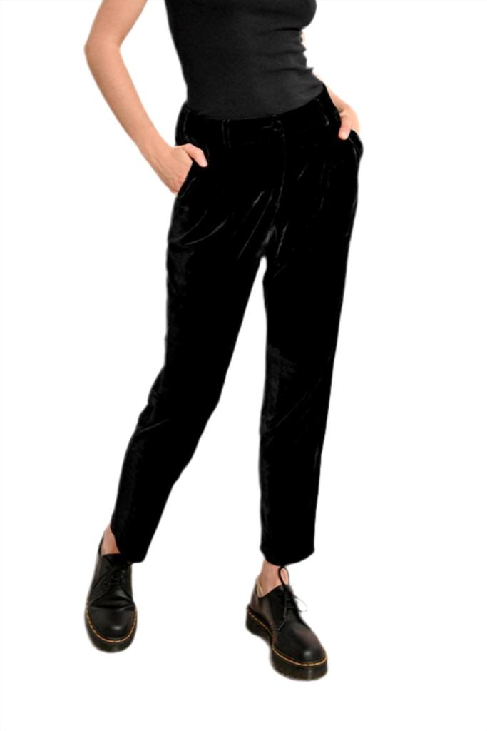 Molly Bracken Molly Bracken - Velvet Cigarette Pants