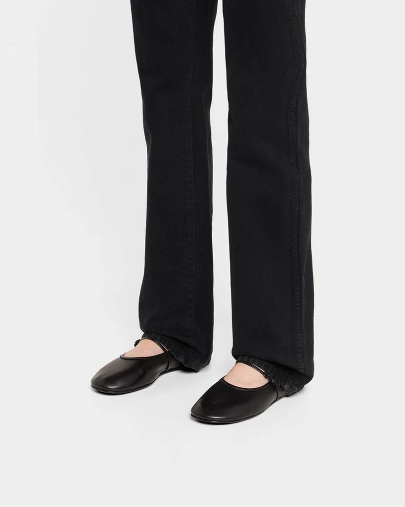 Dear Frances Winter Leather Mary Jane Ballerina Flats 2