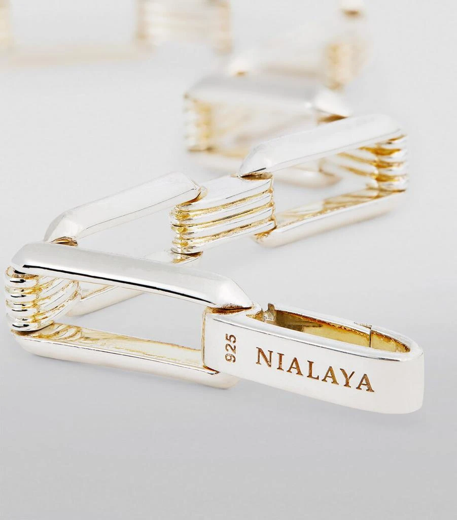 Nialaya Sterling Silver Link Bracelet 5