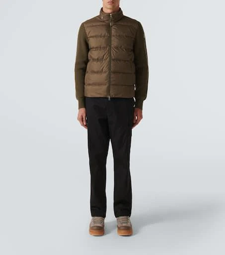 Moncler Down-paneled wool jacket 2