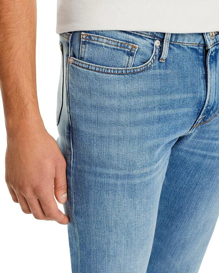 FRAME L'Homme Skinny Jeans in North Island Blue 7