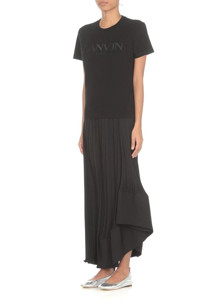 Lanvin Lanvin Logo Embroidered Classic T-Shirt 2