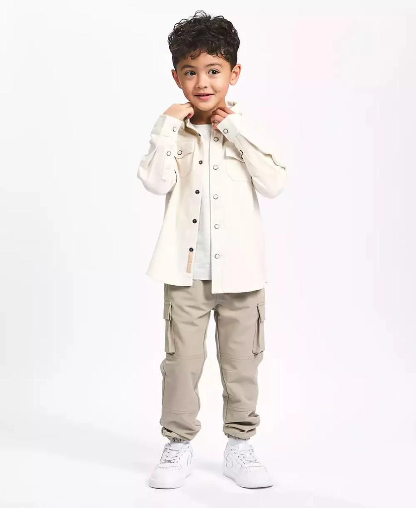 Sovereign Code Little Boys Snap Front Long Sleeve Button-Up Shirt 4