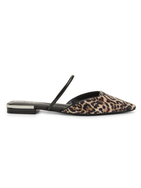 DKNY Cabbi Leopard Print Mules 1