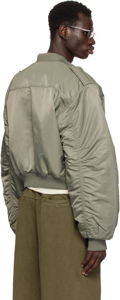 Shop Green A-2 Bomber Jacket on Sale at BeyondStyle – Get 75% Off