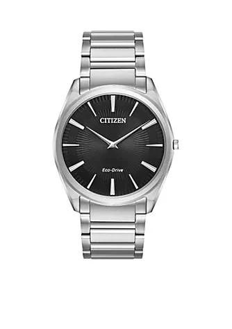 Citizen Mens Stainless Steel Eco Drive Stiletto  Watch 1