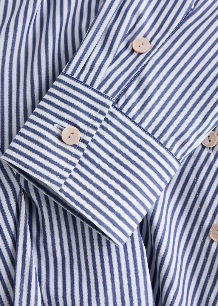 PALMER//HARDING Hold Close cotton-poplin midi shirt dress 5