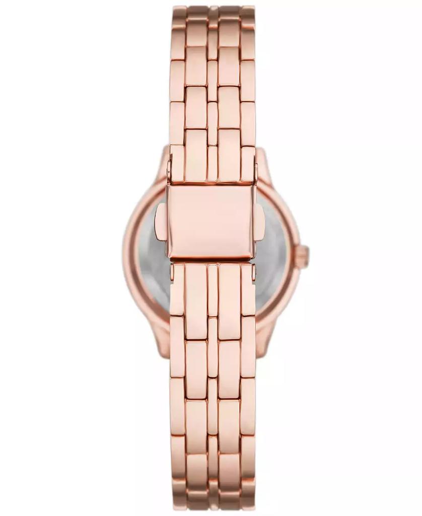 Folio Women's Three Hand Rose Gold-Tone Alloy Watch 27mm Gift Set
