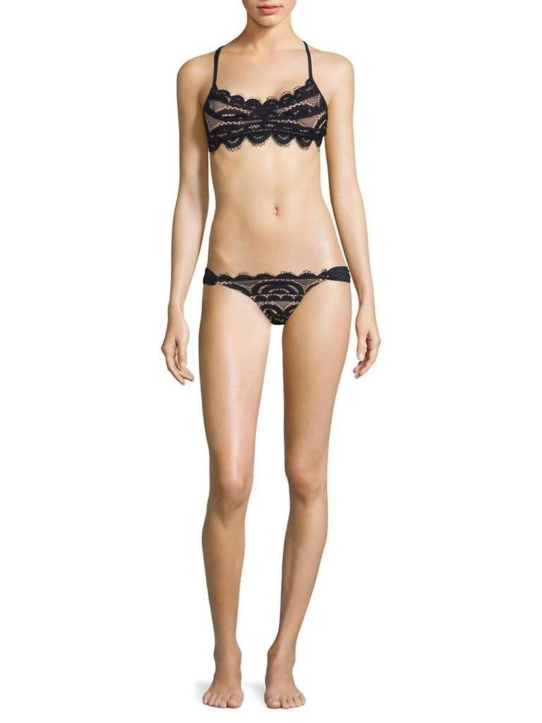 PilyQ Scalloped Lace Bikini Top 2