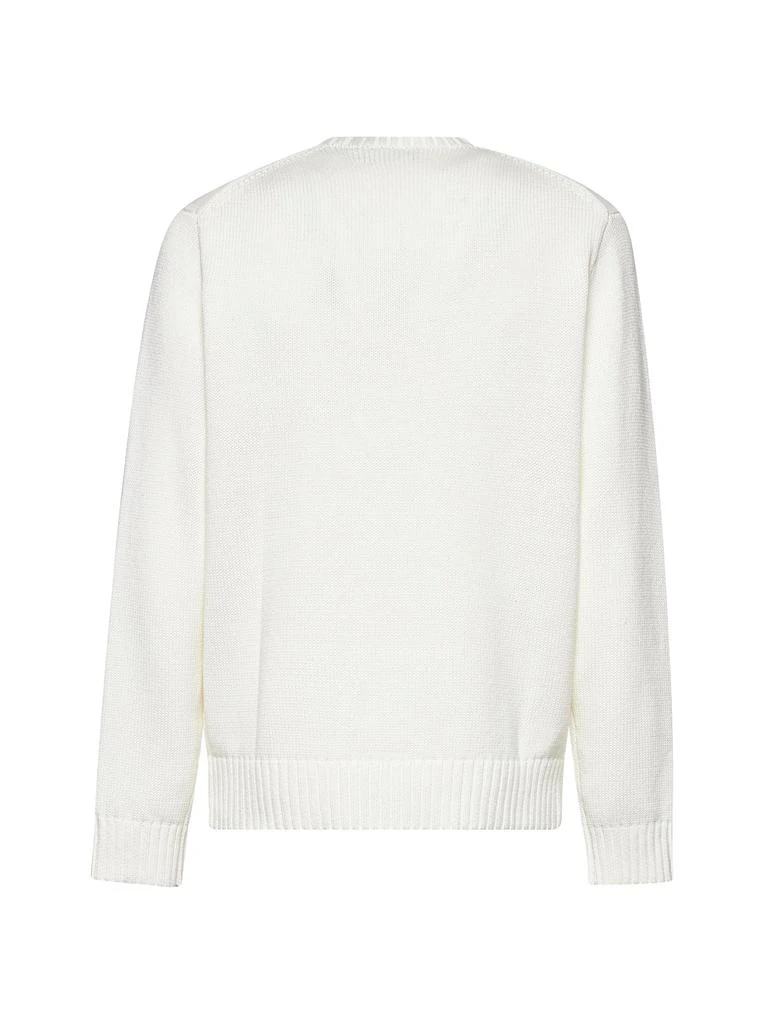 Ralph Lauren POLO RALPH LAUREN | White cotton Polo Bear sweater | Man | L 2