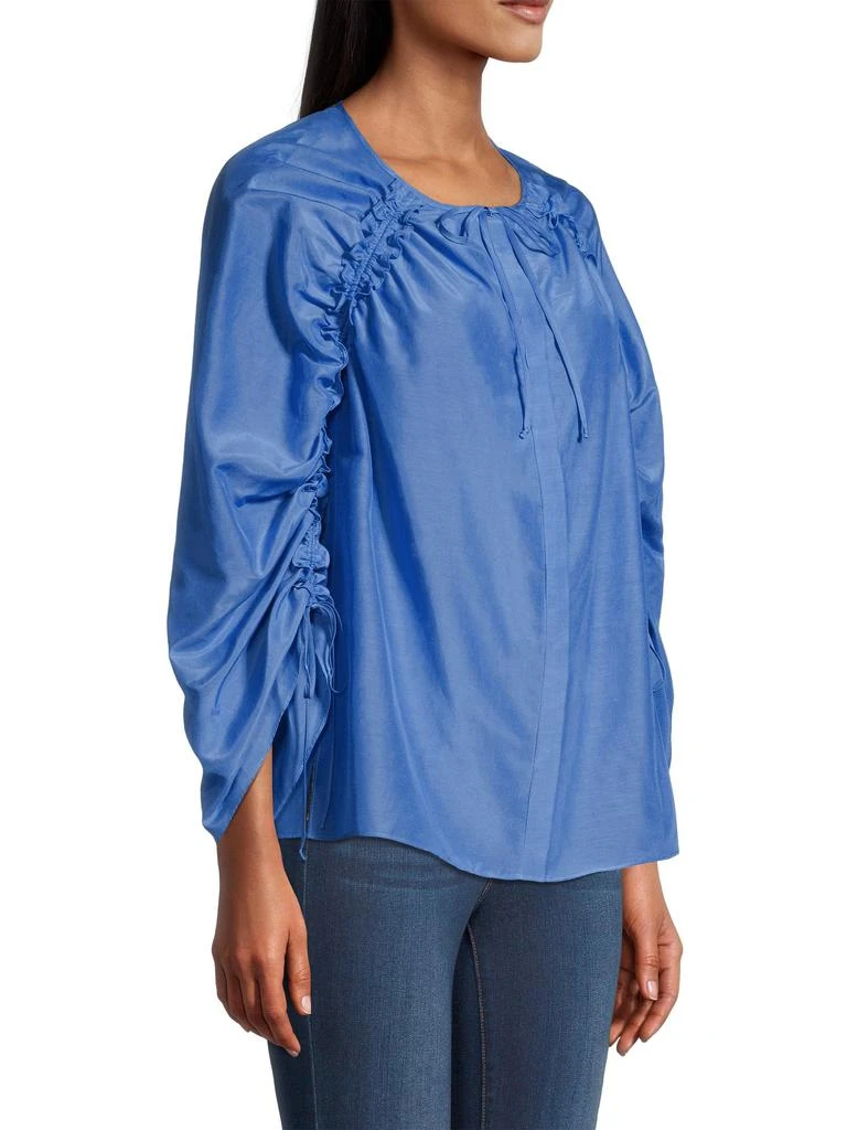Kobi Halperin Fatima Ruffle Ruched Blouse 3
