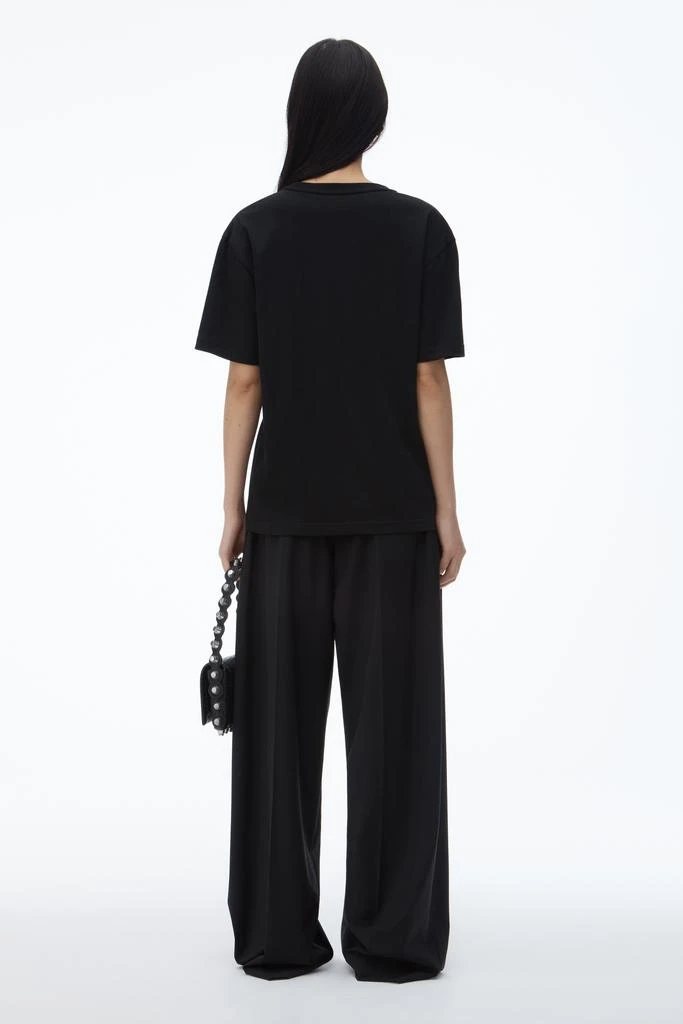 Alexander Wang Black Cotton-Jersey Logo Tee 3