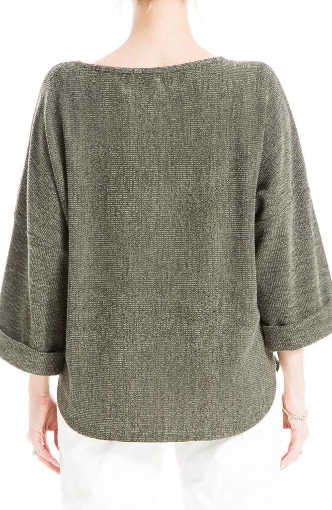 Max Studio Ribbed 3/4 Sleeve Tunic Top 2