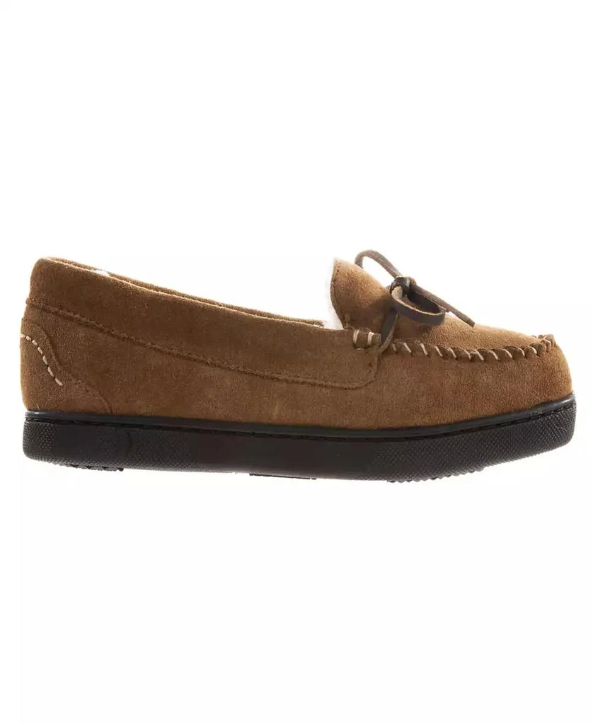 Isotoner Signature Women's Sage Genuine Suede Moccasin Slippers 2