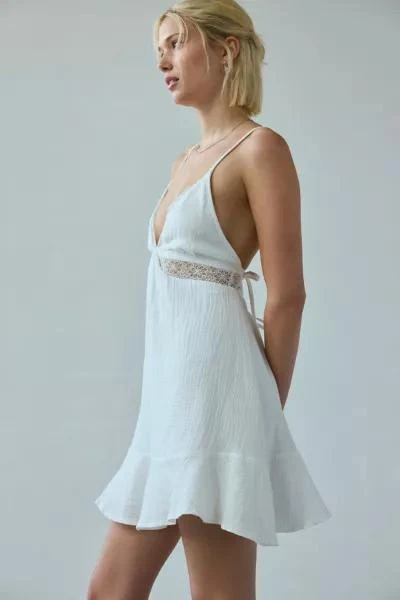 Kiss The Sky Kiss The Sky Willow Lace Tie-Back Mini Dress 4