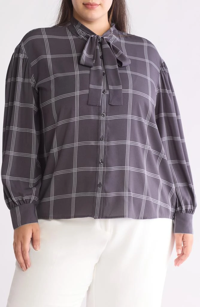 Calvin Klein Plaid Button-Up Shirt 1
