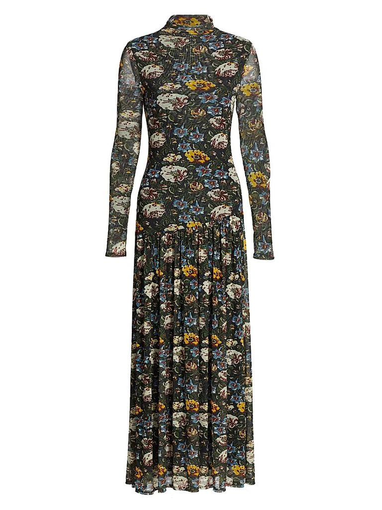 knee length dresses for ladies Rhode Dress Blue Vine / Xs/S main image 0