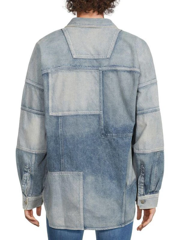 Ambush Patchwork Denim Shirt Jacket 2