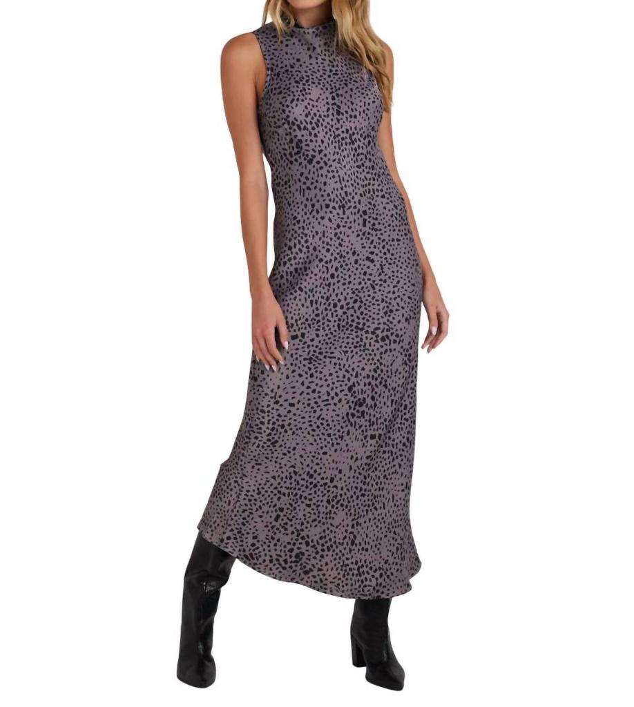 Bella Dahl Mock Neck Halter Dress