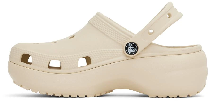 Crocs Off-White Classic Platform Clogs 3