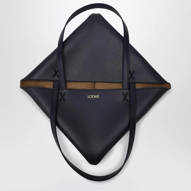 Loewe Medium Tote Bag Puzzle Fold Abyss Blue 6