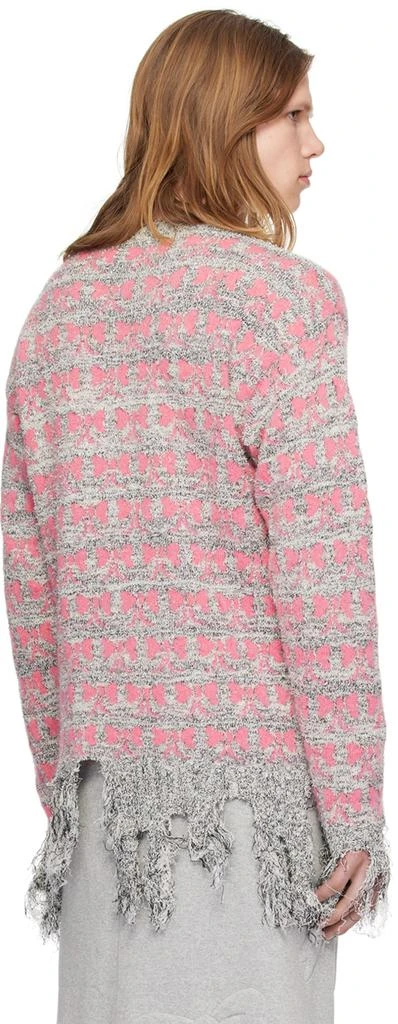 Ashley Williams Gray & Pink Reaper Sweater 3
