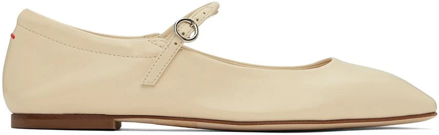 AEYDE Off-White Uma Ballerina Flats 1