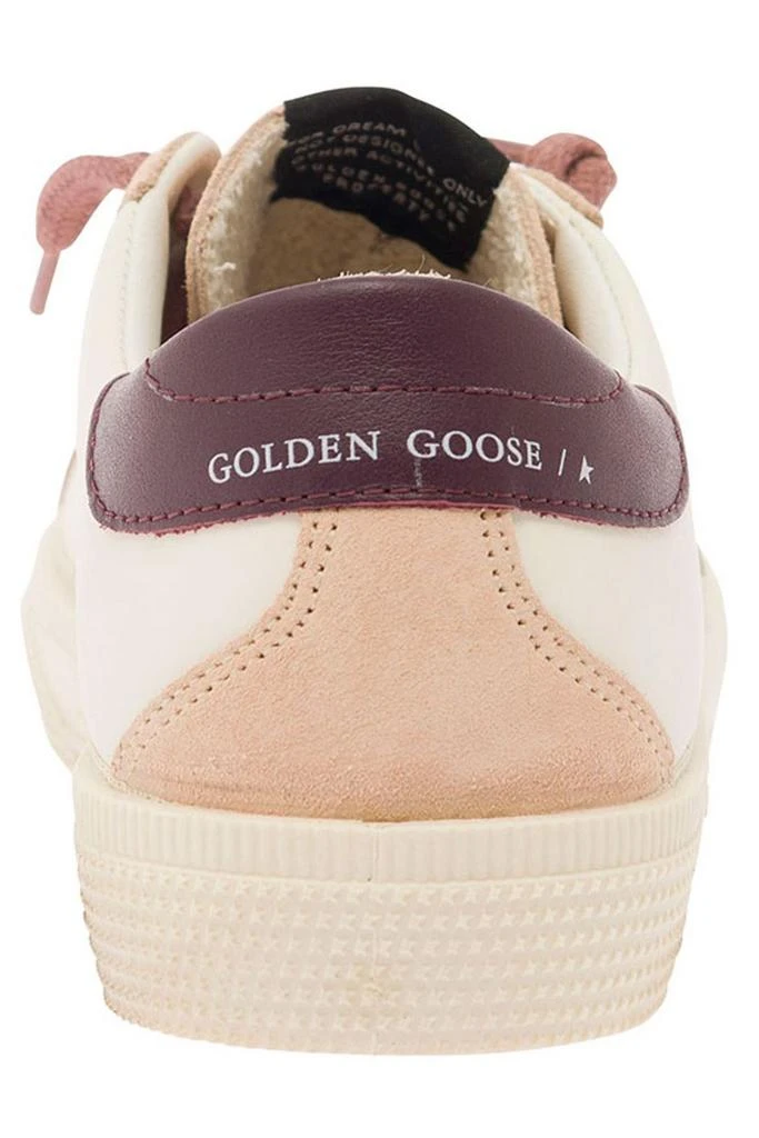 Golden Goose Kids Golden Goose Kids May Round Toe Lace-Up Sneakers 4