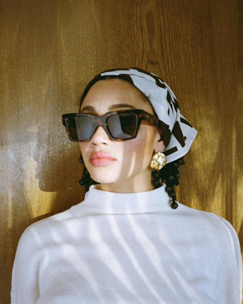 KIMEZE Mahi Havana Acetate Square Sunglasses 5