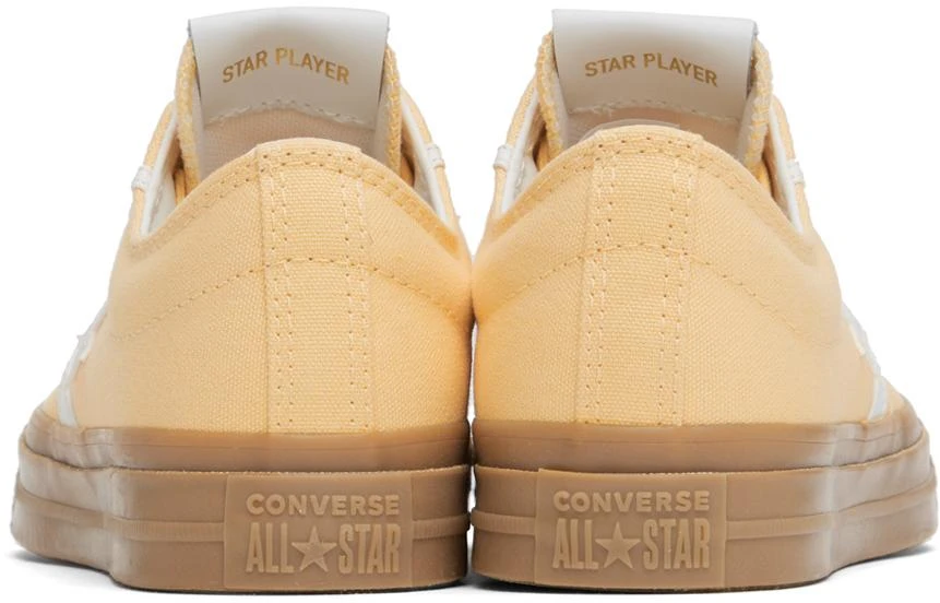 Converse Yellow Star Player 76 Tonal Low Top Sneakers 2