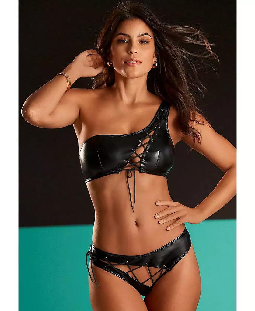 LASCANA Women's Bikini Brief Lace-Up Style