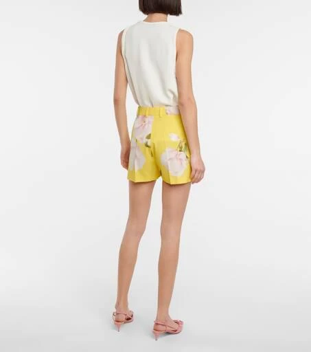 Valentino Valentino floral cotton and silk shorts 3
