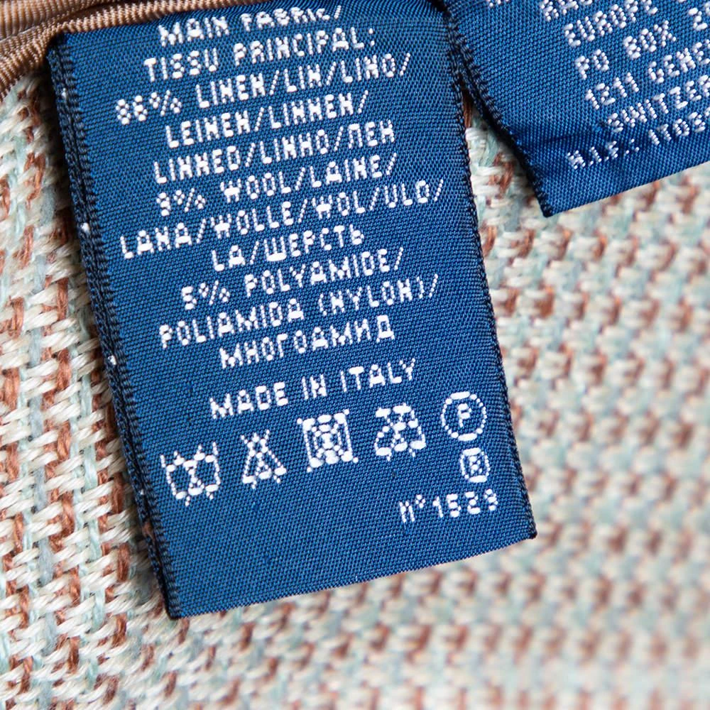 Ralph Lauren Ralph Lauren Cream Linen & Wool Textured Blazer S 6