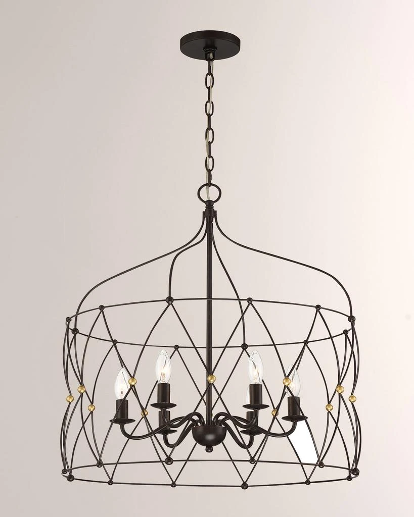 Crystorama Zucca 6-Light Lantern 1