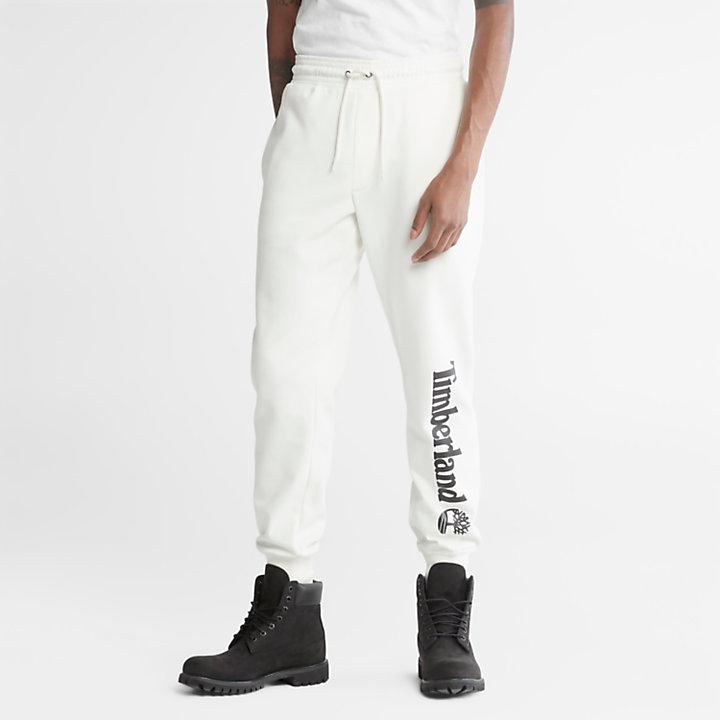 Timberland Core Logo Sweatpants for Men in White