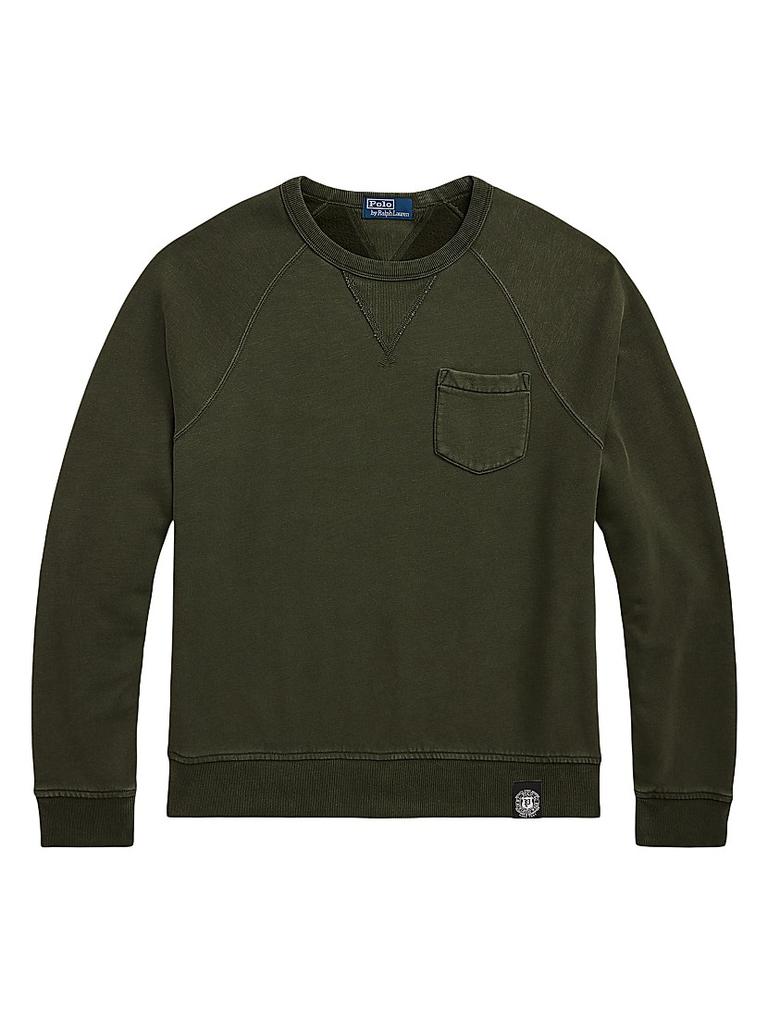Ralph Lauren Garment-Dyed Fleece Sweatshirt