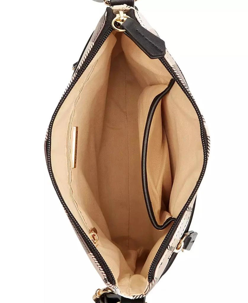 Giani Bernini Plaid North South Crossbody, Created for Macy's 2