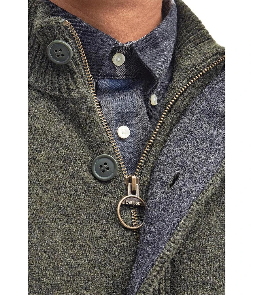 Barbour Barbour Essential Patch Zip Through Knitted Jumper 3