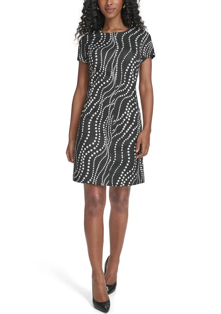 knee length dresses for ladies Tommy Hilfiger Plus Size Ruffled-Hem a-Line Dress-16W  Vanessa Jane