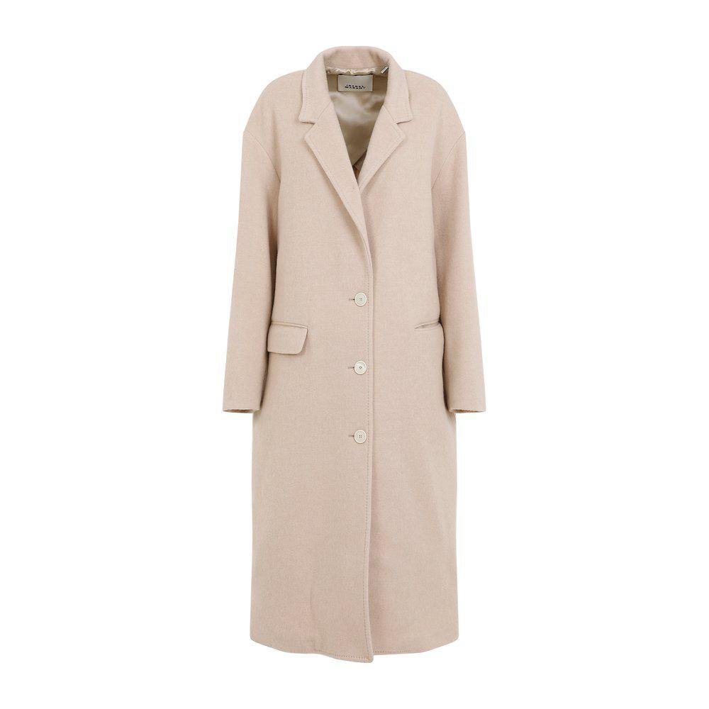 Isabel Marant Isabel Marant Efezia Single-Breasted Straight Hem Coat