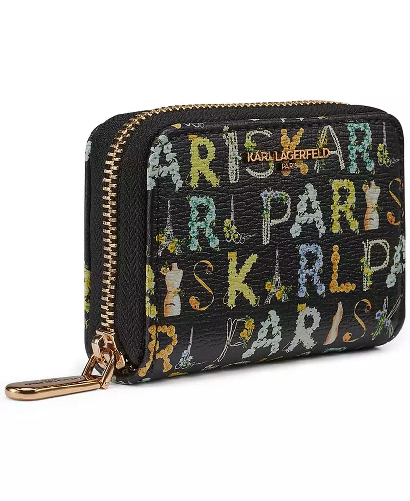 Karl Lagerfeld Paris Zip Around Mini Wallet 3