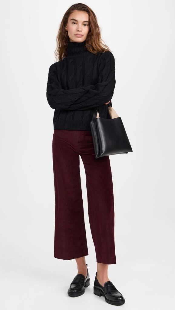 FRAME Cable Knit Turtleneck 4