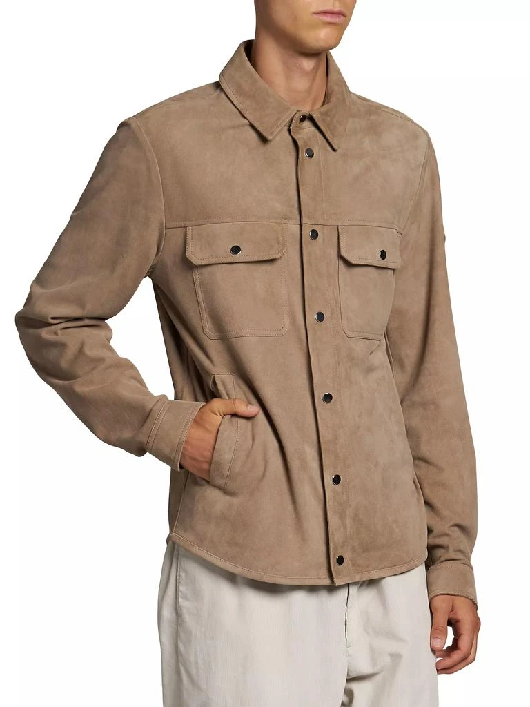 Moncler Corborant Suede Shirt Jacket 4