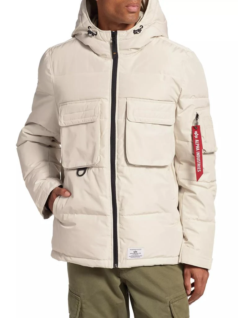 Alpha Industries Hooded Puffer Jacket 3