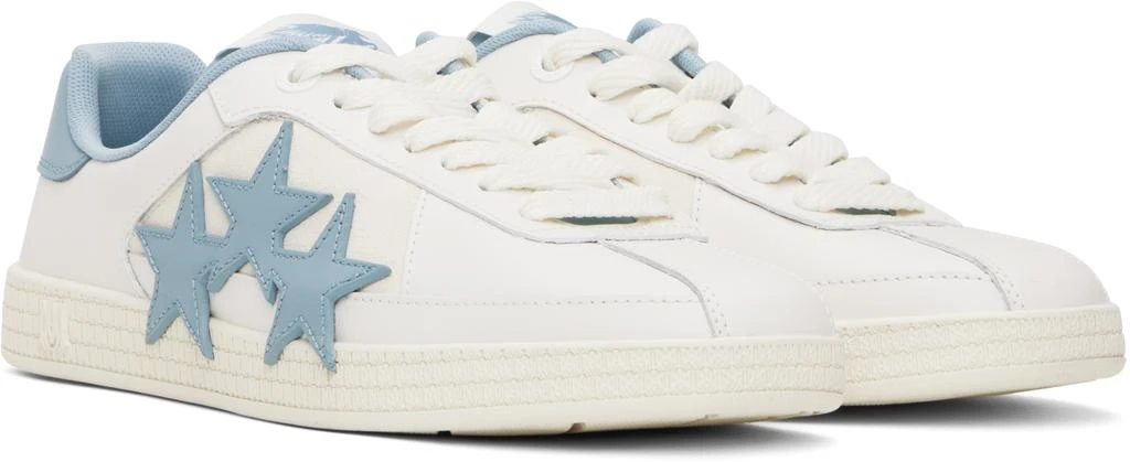 AMIRI White & Blue Pacific Sneakers 4