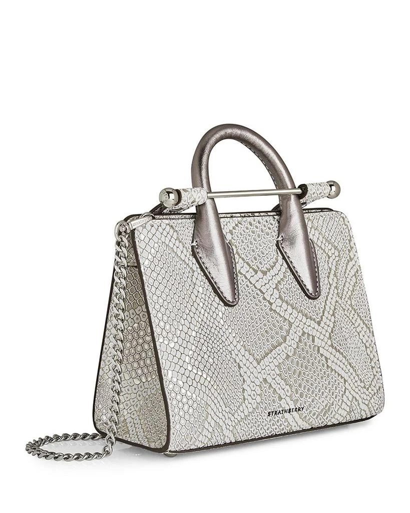 Strathberry Nano Metallic Leather Tote 3