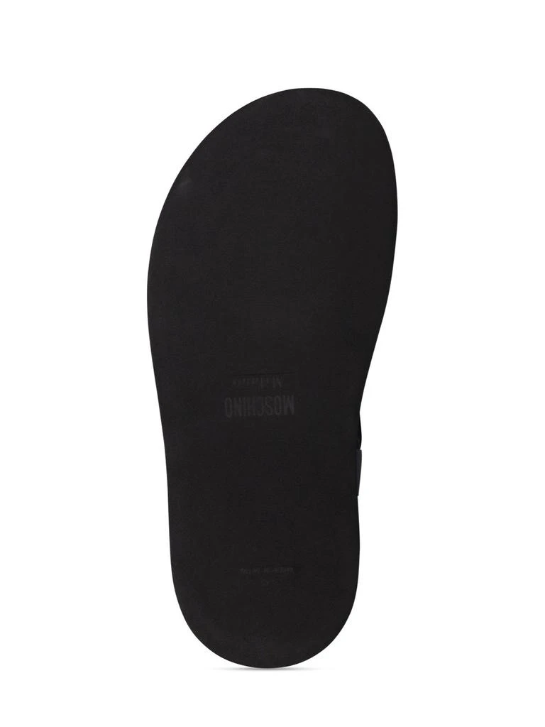 Moschino 40mm Fussbett Webbing Sandals 4