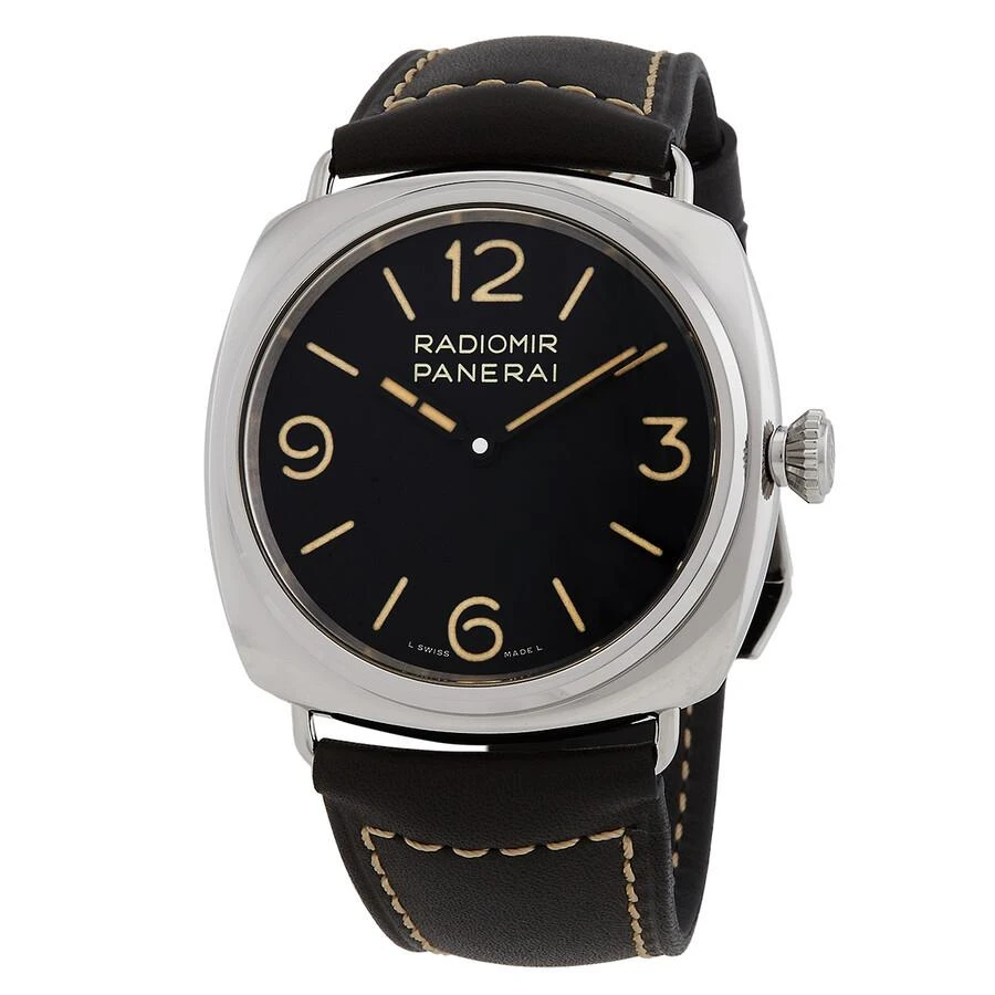 Panerai Radiomir Officine Hand Wind Black Dial Men's Watch PAM01382 1